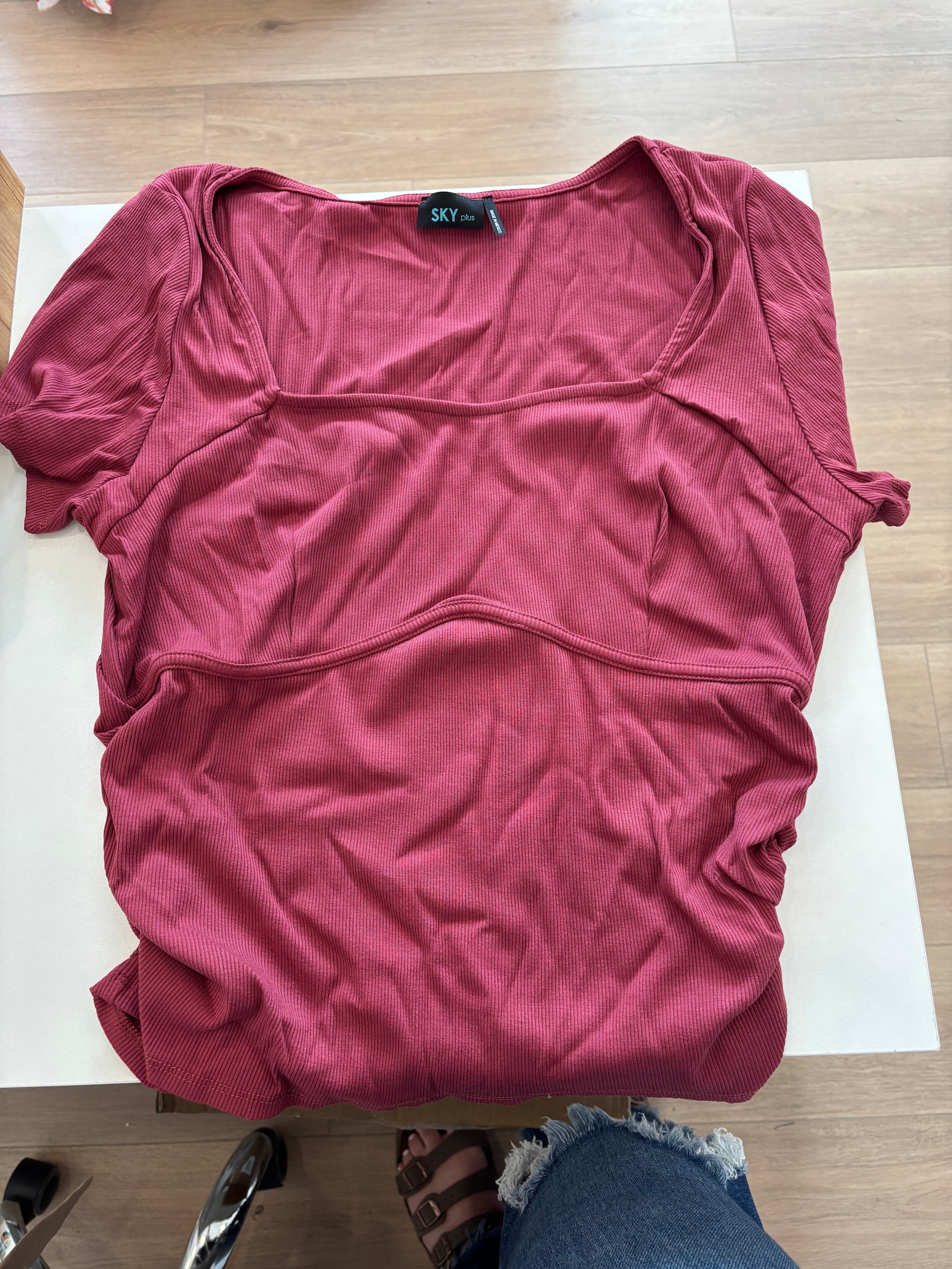 Plus Size Fushia Shirt